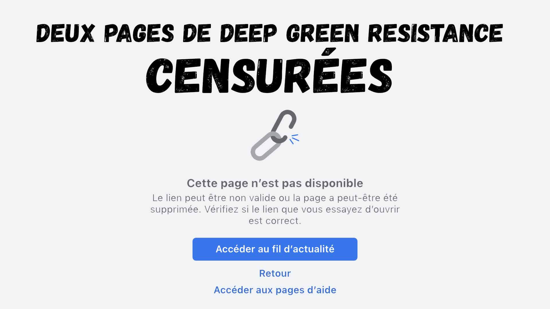 deep green resistance censure facebook