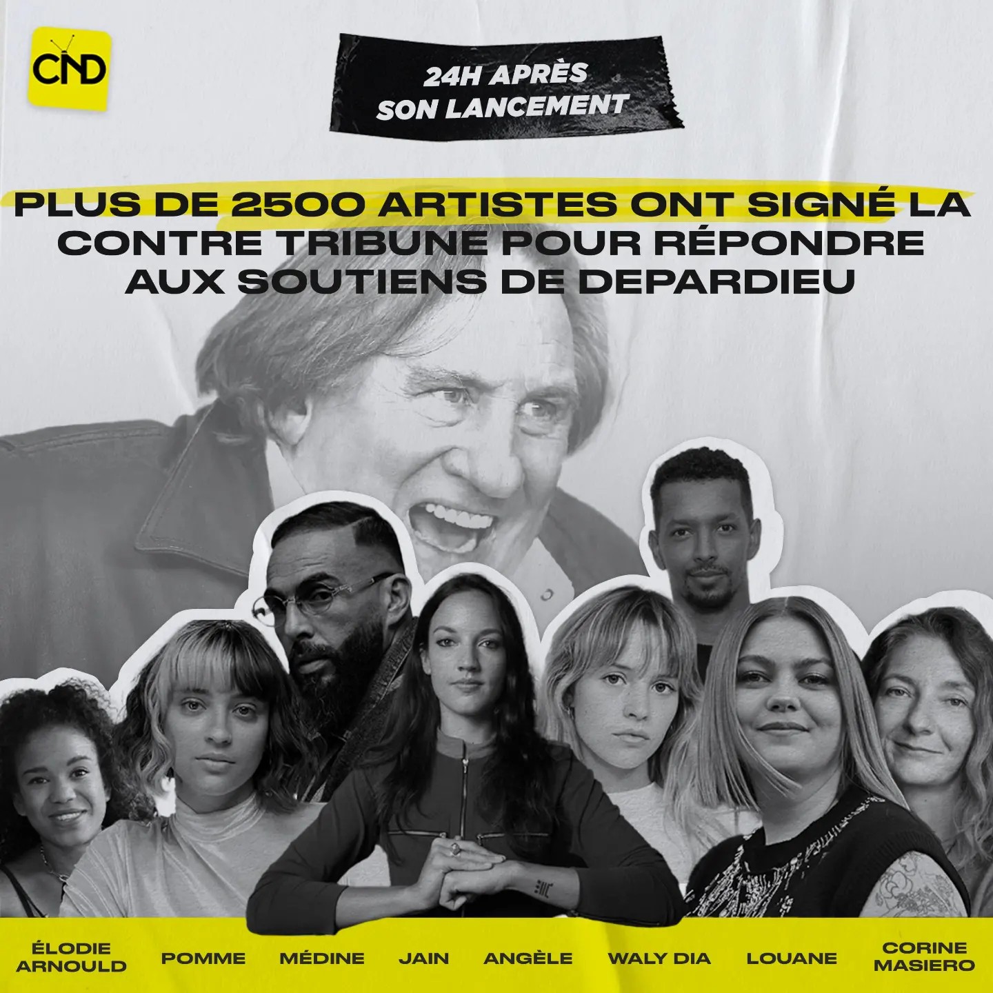 Contre-tribune de 8 000 artistes - Cerveaux non disponibles